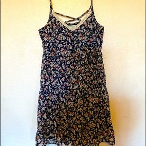 Maurices Navy Blue Floral dress